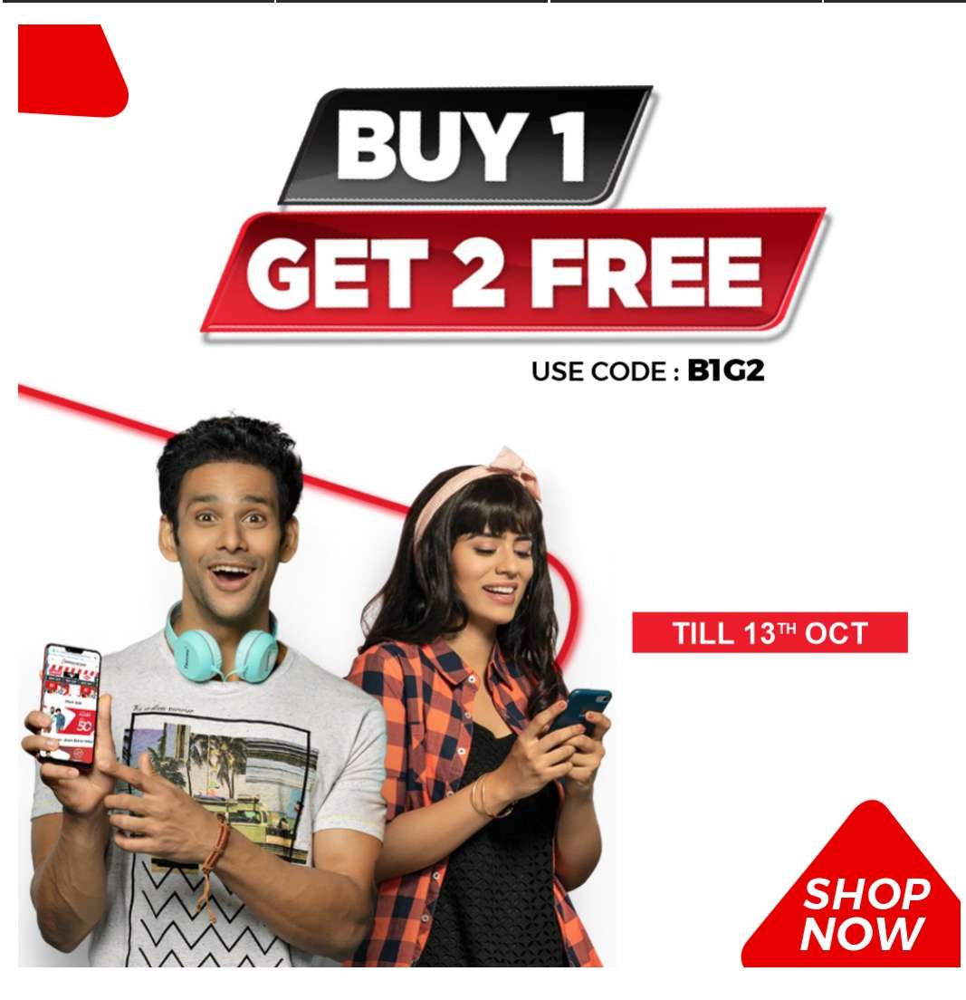 BrandFactoryOnline Top Brand Clothes Buy 1 Get 2 Free + Free Delivery