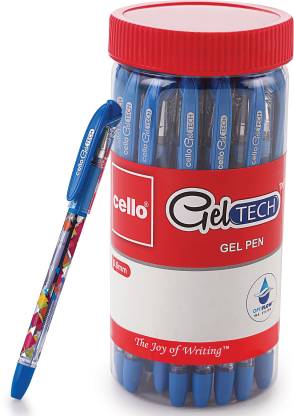 Cello Geltech Gel Pen Jar Gel Pen  (Pack of 25)