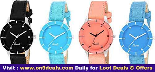 Acnos 4 Stylist Analog Watches Combo Set For Women Pack Of 4