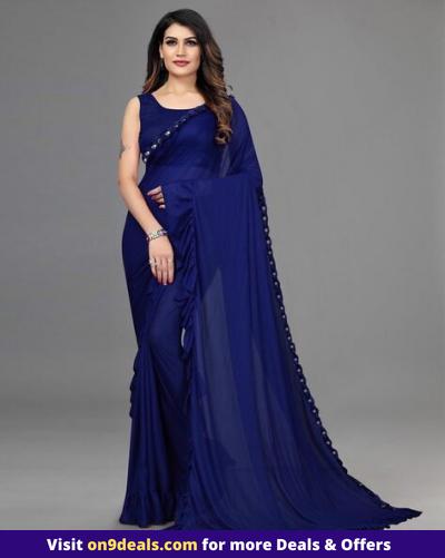 Ajio Women's Sarees Under Rs.599