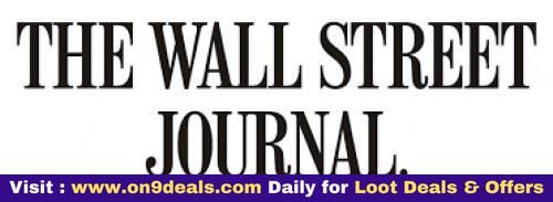 The Wall Street Journal 1 Year Subscription For Free