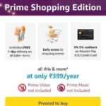 Amazon Prime Membership Shopping Edition