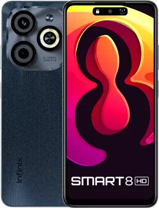 Infinix SMART 8 HD 64GB 3GB RAM Side Fingerprint and Face Unlock @ Rs.5699