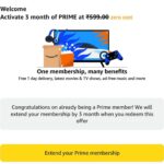 Free 3 Month Prime Membership