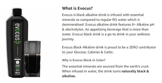 Black Alkaline Drink