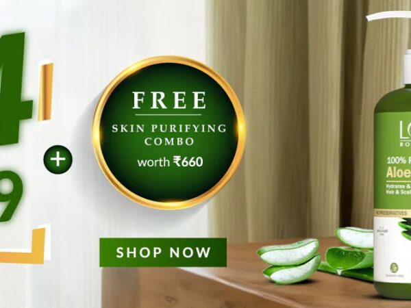 Lotusbotanicals Buy 4 at 1199 + Free Aloe Vera Skin Clarifying Combo Worth Rs 660