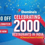 Domino's Discount Alert! Flat Rs. 1000 Off on Orders Above Rs. 2000