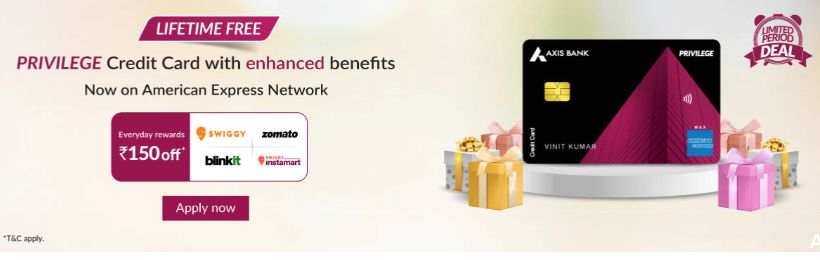 Axis Privilege Amex Credit Card
